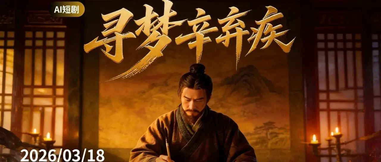 醉里挑灯看剑，梦回吹角连营！上饶传媒集团首部AI短剧《寻梦辛弃疾》正片上线